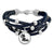 Ole Miss Rebels Leather Strand Bracelet with Logo and Lobster Clasp Jewelry