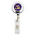 LSU Tigers Badge Reel with Alligator Clip Jewelry