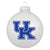 Kentucky Wildcats Glass Sparkle Ornament - Sports Team Accessories