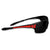 Texas Tech Red Raiders Black Sports Elite Style Sunglasses with Logo on the Corners 