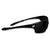 Purdue Boilermakers Black Sports Elite Style Sunglasses with Logo on the Corners 
