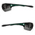 Michigan State Spartans Black Sports Elite Style Sunglasses with Logo on the Corners 