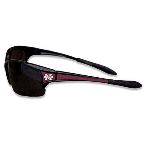 Mississippi State Black Sports Elite Style Sunglasses with Logo 