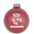Wisconsin Badgers Glass Ornament Holiday Ornaments