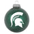 RFSJ Michigan State Spartans Blown Glass Ornament Green - Sports Team Accessories