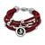 FSU Seminoles Leather Strand Bracelet with Logo and Lobster Clasp Jewelry