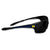 Michigan Wolverines Black Sports Elite Style Sunglasses with Logo on the Corners 
